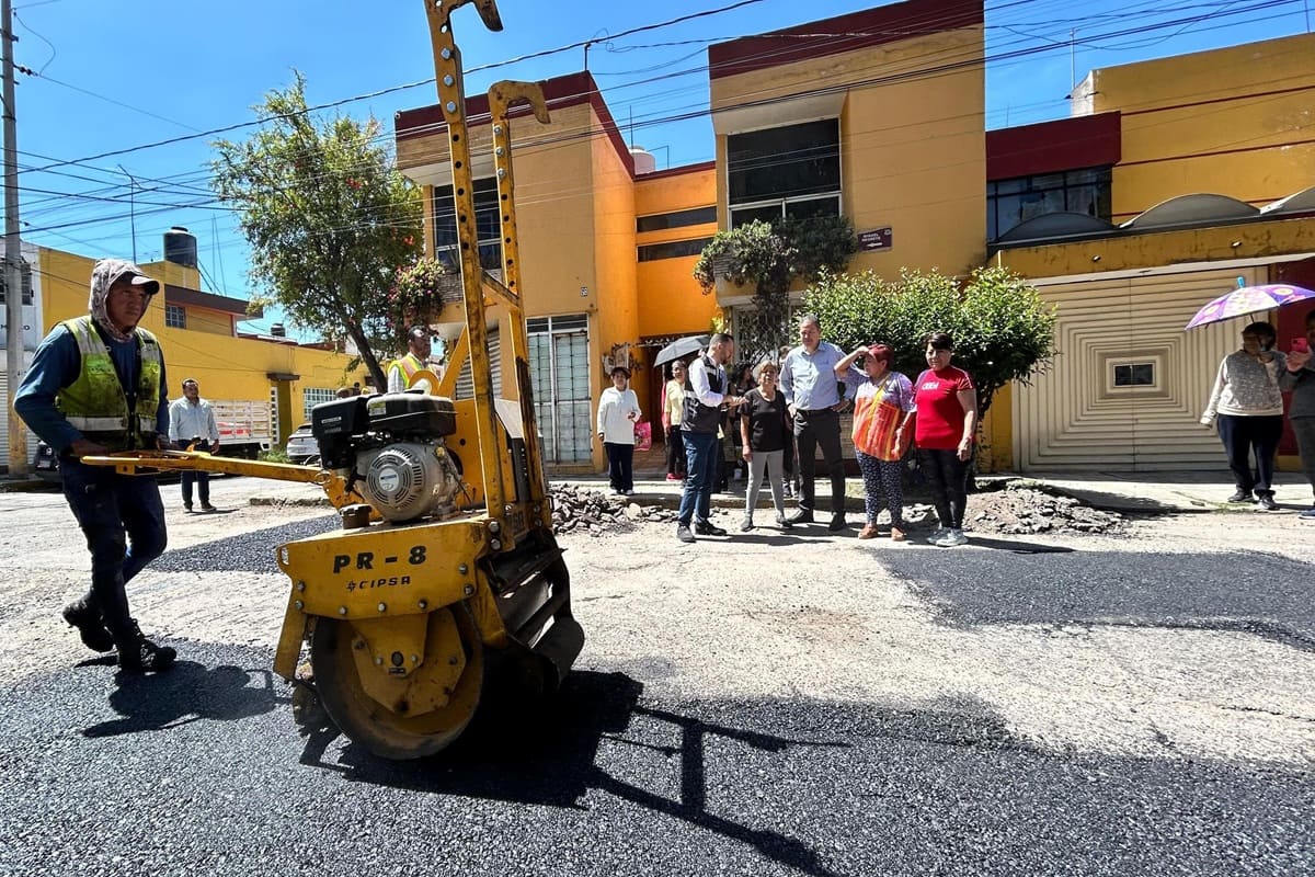 Supervisa Gobierno de la Ciudad avances de la campaña Bacheando Puebla en juntas auxiliares 1 pepe chedraui bacheando puebla