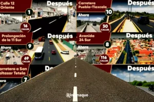 Así se verán vialidades que rehabilitará el gobierno de Puebla