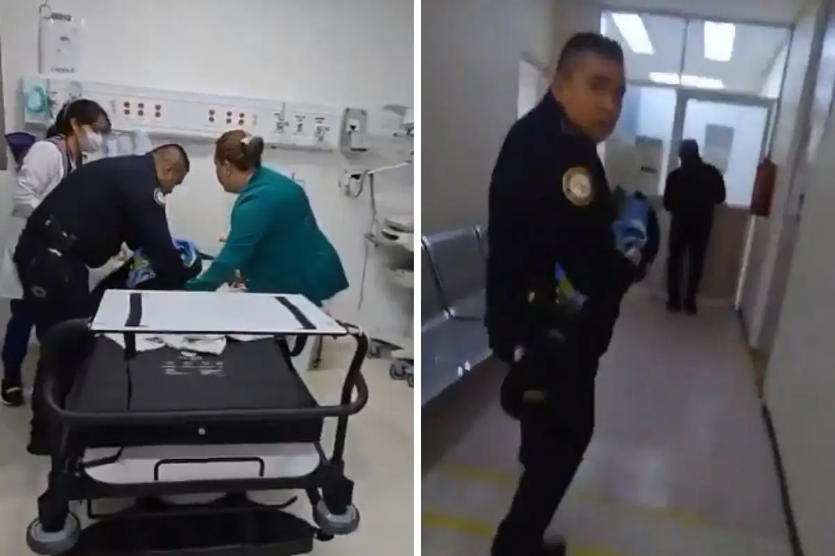(VIDEO) Policías de CDMX rescatan a recién nacida abandonada en baños del Metro 1 Policías rescatan a recién nacida abandonada en el Metro