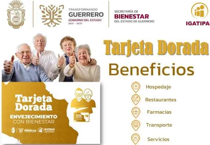 ¿Qué beneficios tiene la Tarjeta Dorada de Bienestar?