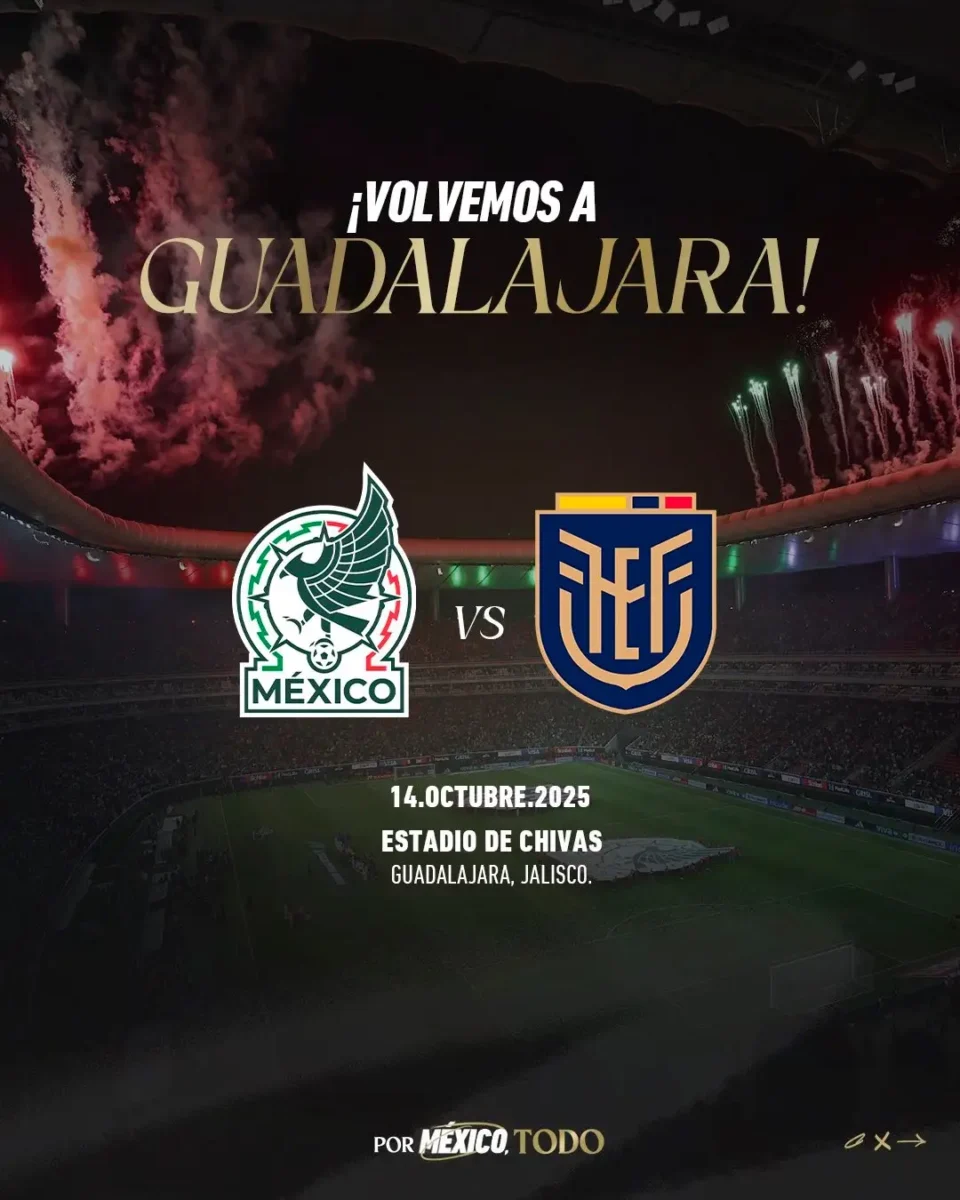 Último partido de México antes del Mundial 2026 se jugaría en el estadio Cuauhtémoc