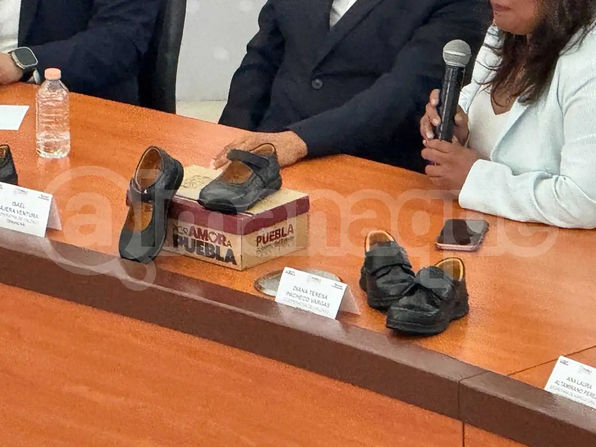 Así serán los zapatos escolares que serán que entregará el gobierno de Puebla