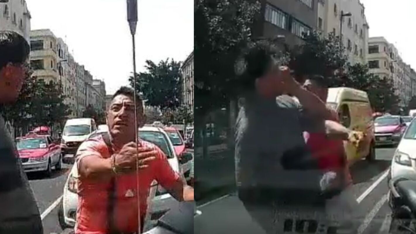 ¡Todavía se enoja! Motociclista noquea a taxista en la CDMX por choque que él provocó 1 ¡Todavía se enoja! Motociclista golpea a taxista en la CDMX por choque que él provocó