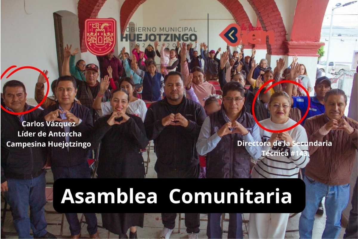 Ayuntamiento de Huejotzingo acusa a Antorcha Campesina de mentir sobre obra en secundaria