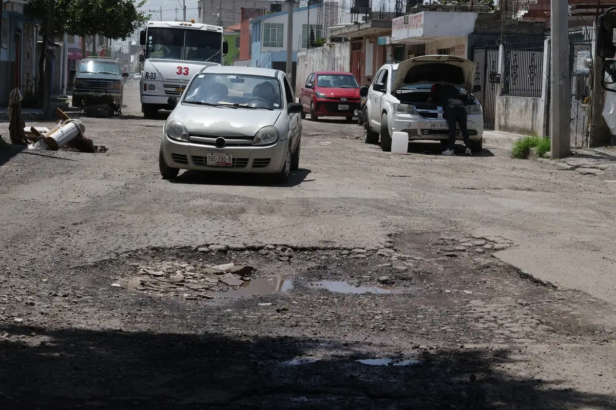 De junio a septiembre, se han tapado 135 mil baches en Puebla capital