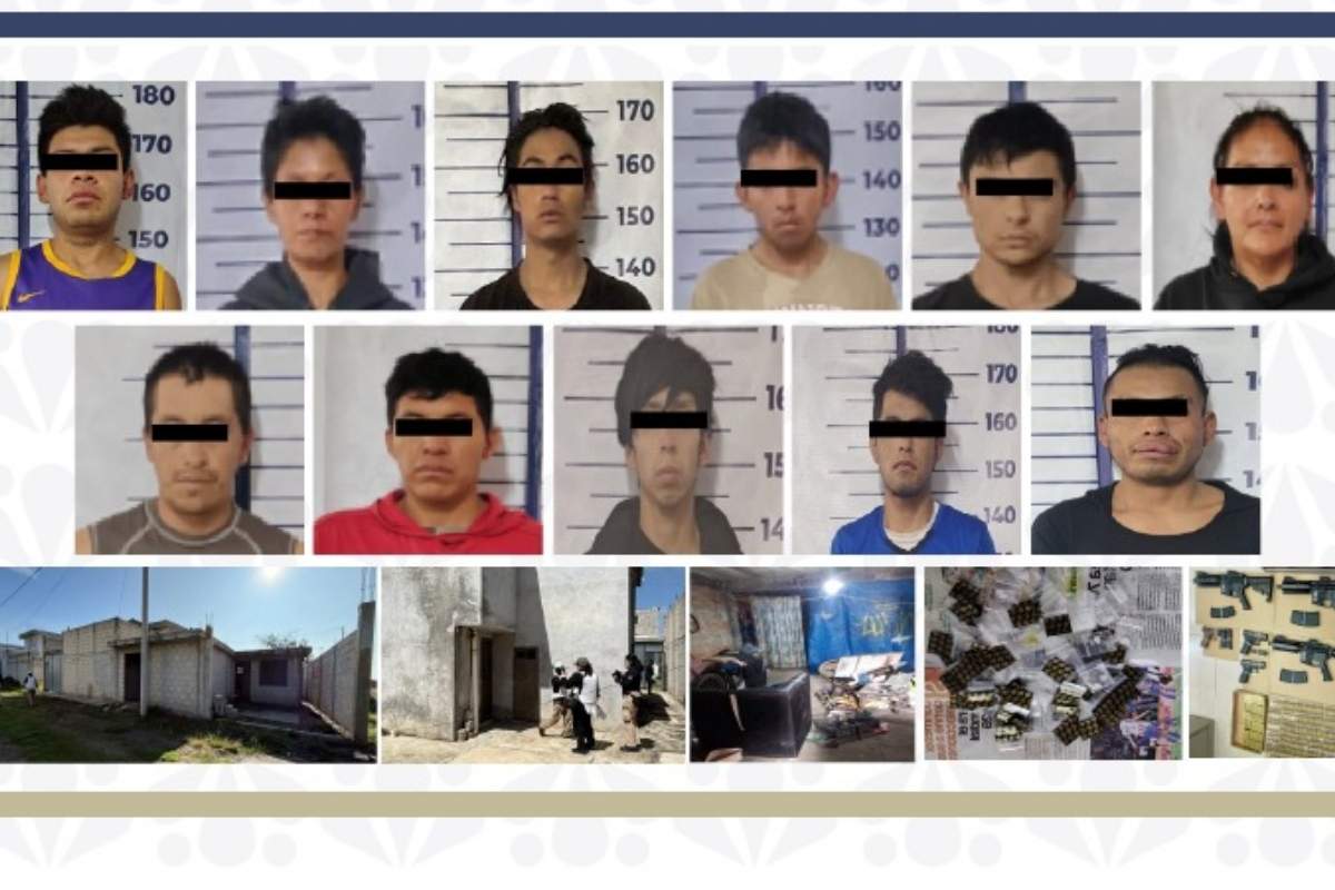 Desaparición masiva en Amozoc- rapados liberan a 11 jóvenes y capturan a 11 presuntos responsables