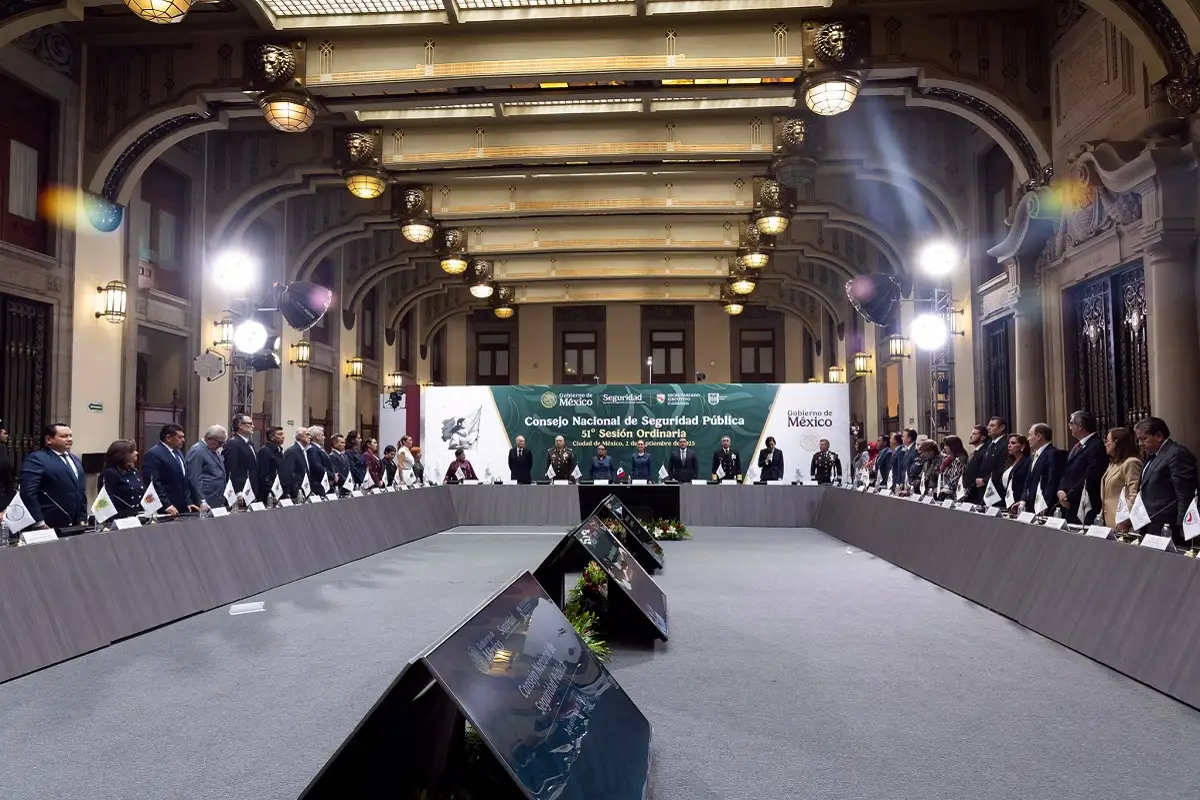 En mesa de seguridad con Sheinbaum, Armenta resalta operativos en la México-Puebla y operativos vs piratería