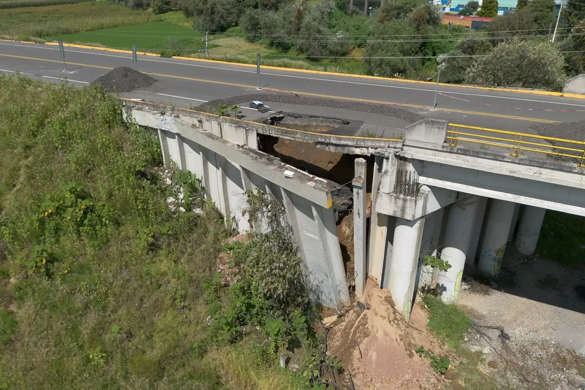 En tres semanas concluirán reparación del bulevar Aeropuerto de Huejotzingo