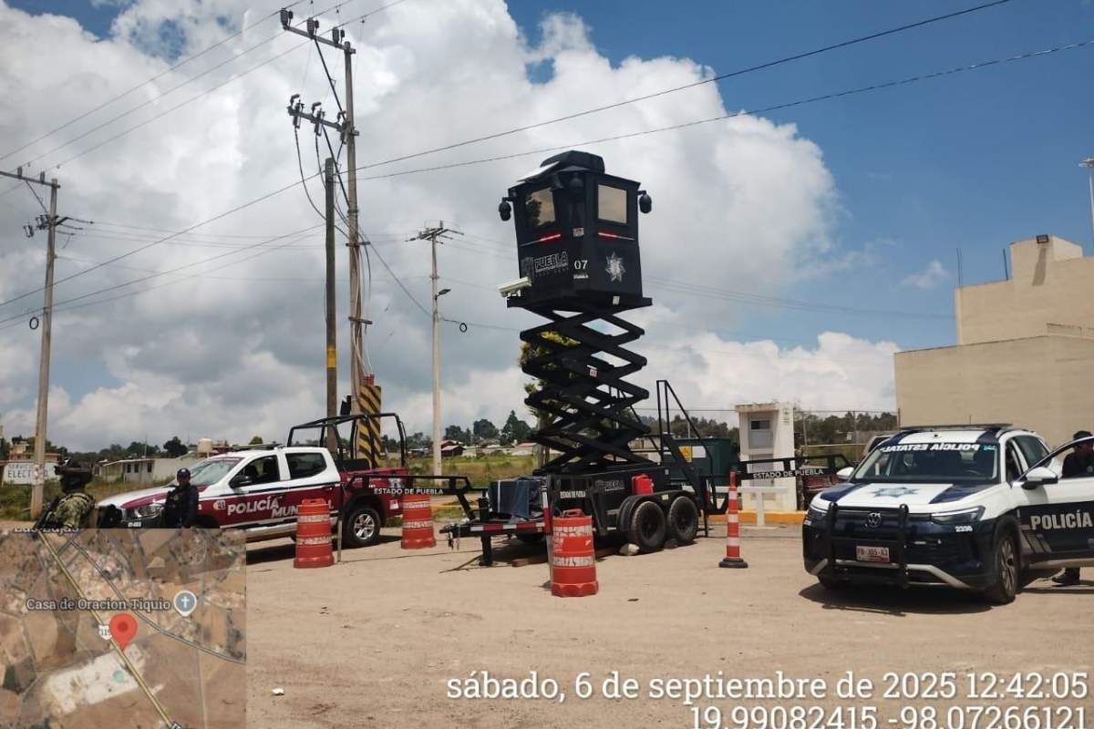 Llega Torre de videovigilancia a Zacatlán