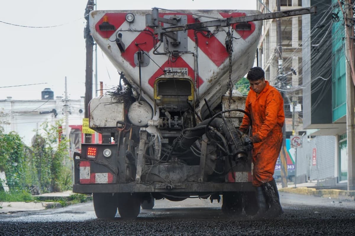 Amplía Gobierno de la Ciudad trabajo de bacheo 1 Programa Integral de Mantenimiento Vial 2025