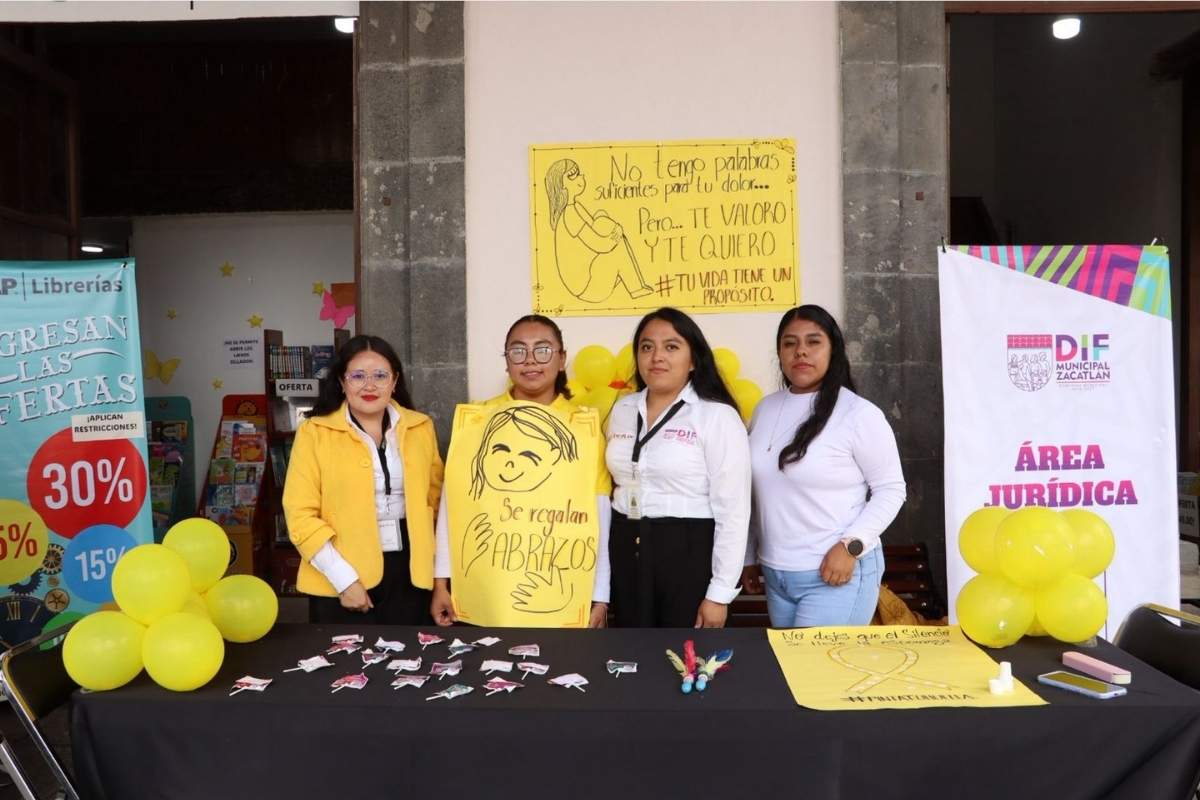 Punto Amarillo- Zacatlán realiza jornada para prevenir el suicidio