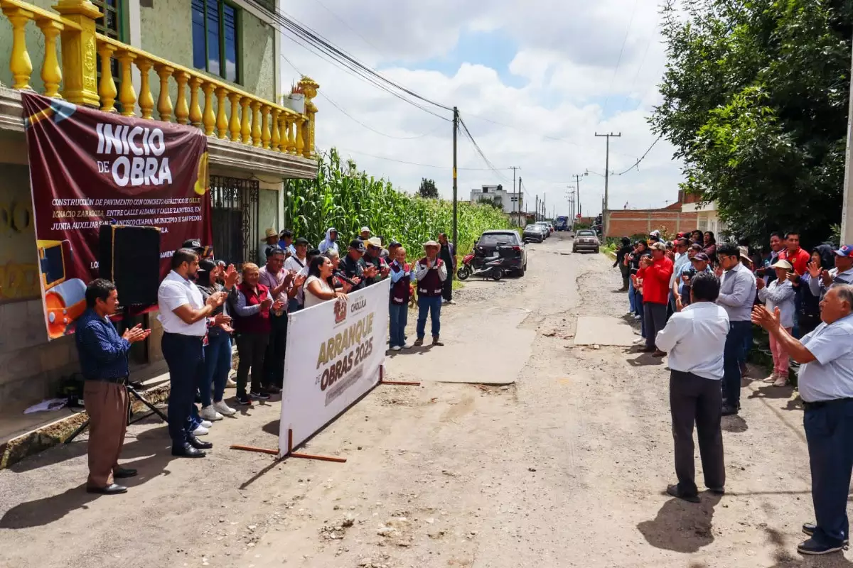 Rehabilita Gobierno de Tonantzin Fernandez mas vialidades en San Pedro Cholula 6