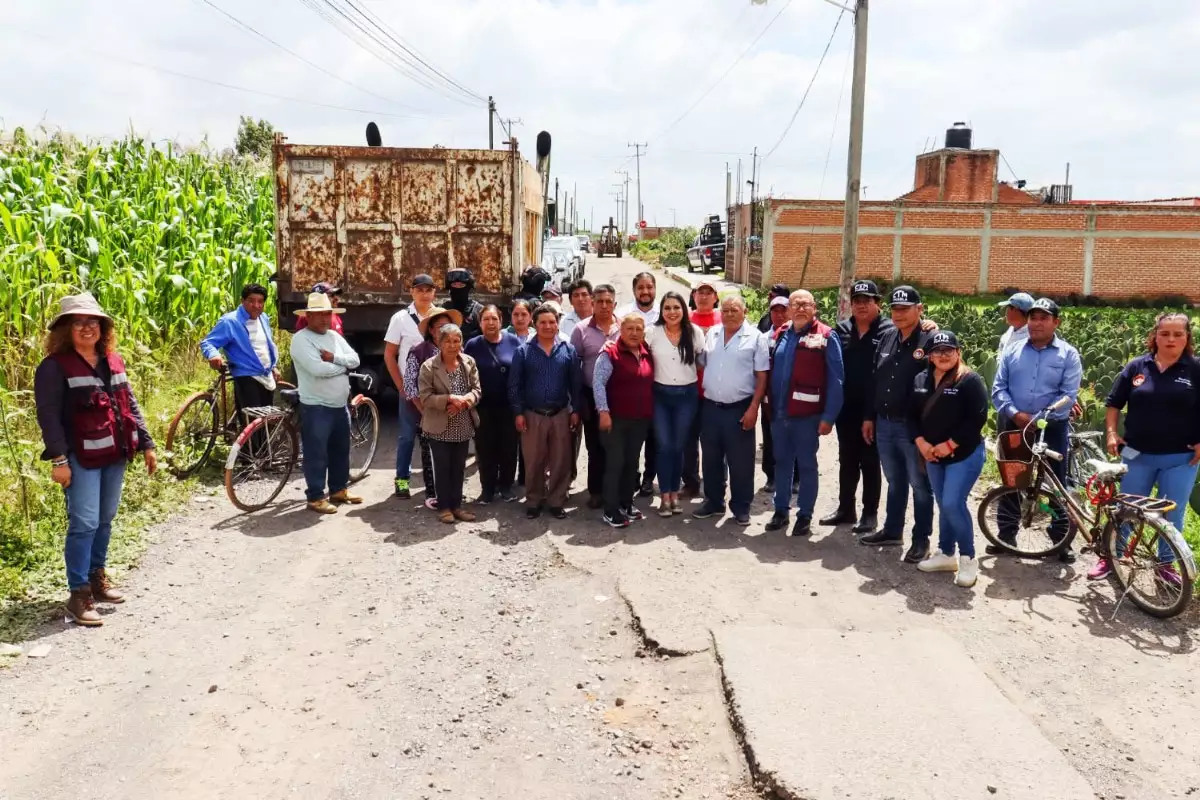 Rehabilita Gobierno de Tonantzin Fernandez mas vialidades en San Pedro Cholula 7