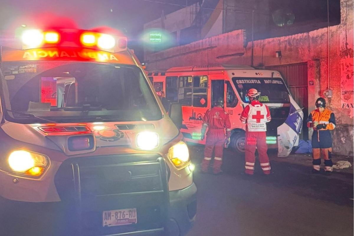 Ruta Angelópolis mata a un hombre en la colonia Chulavista