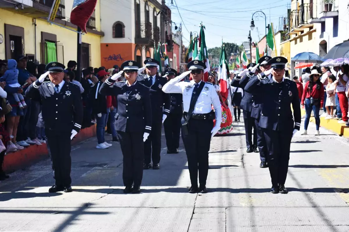Saldo Blanco en festejos patrios en San Pedro Cholula 5