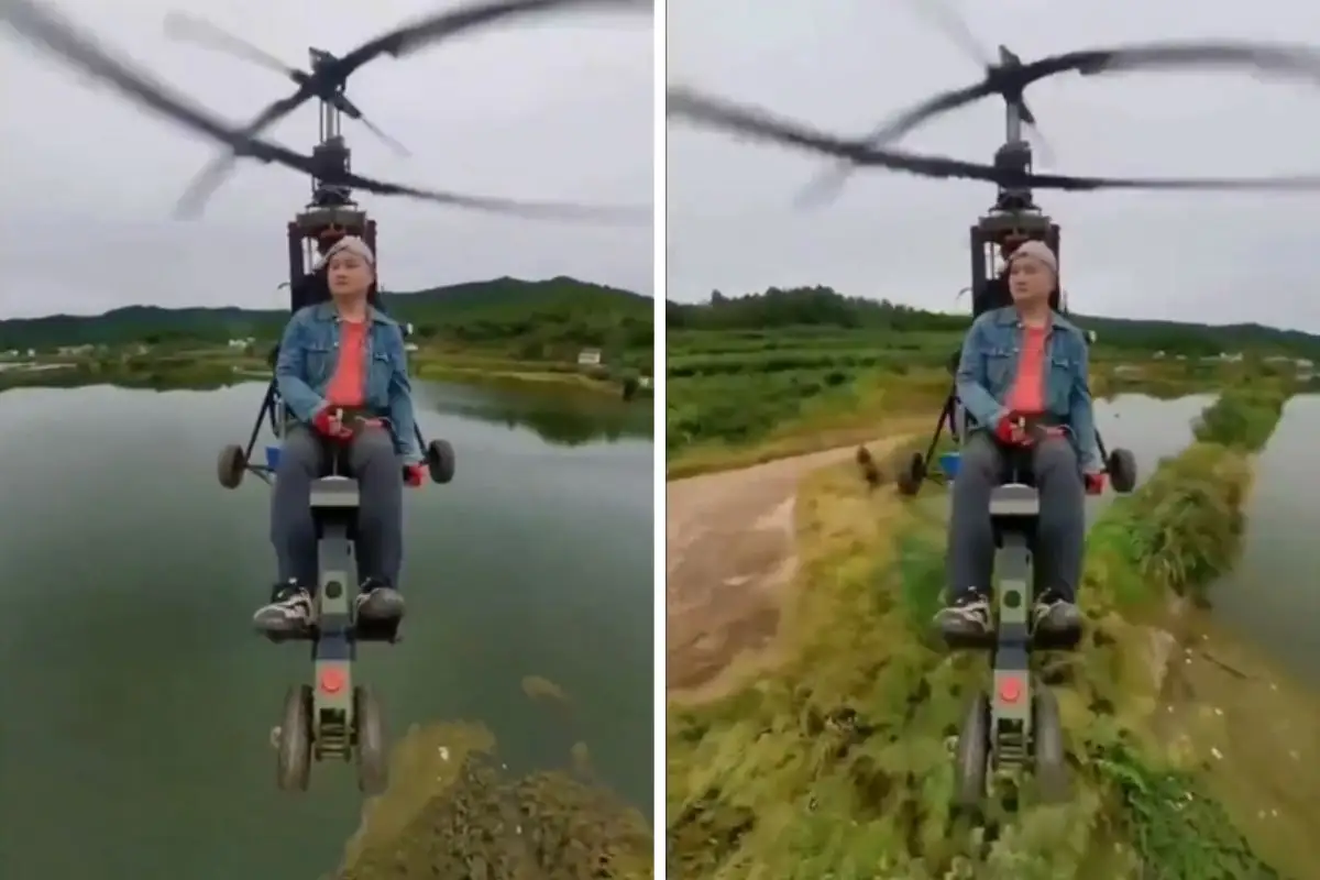 Tang Feiji, influecer chino, muere al desplomarse su helicóptero