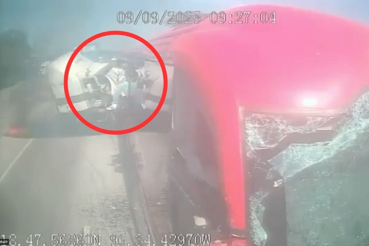 Viven de milagro- Pasajeros del autobús ADO incendiado en la Puebla-Veracruz escaparon por la ventana 1