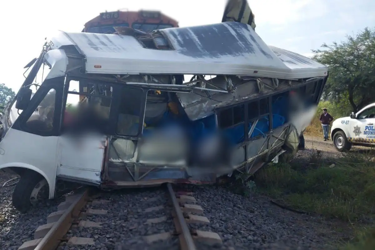 accidente de tren en Guanajuato