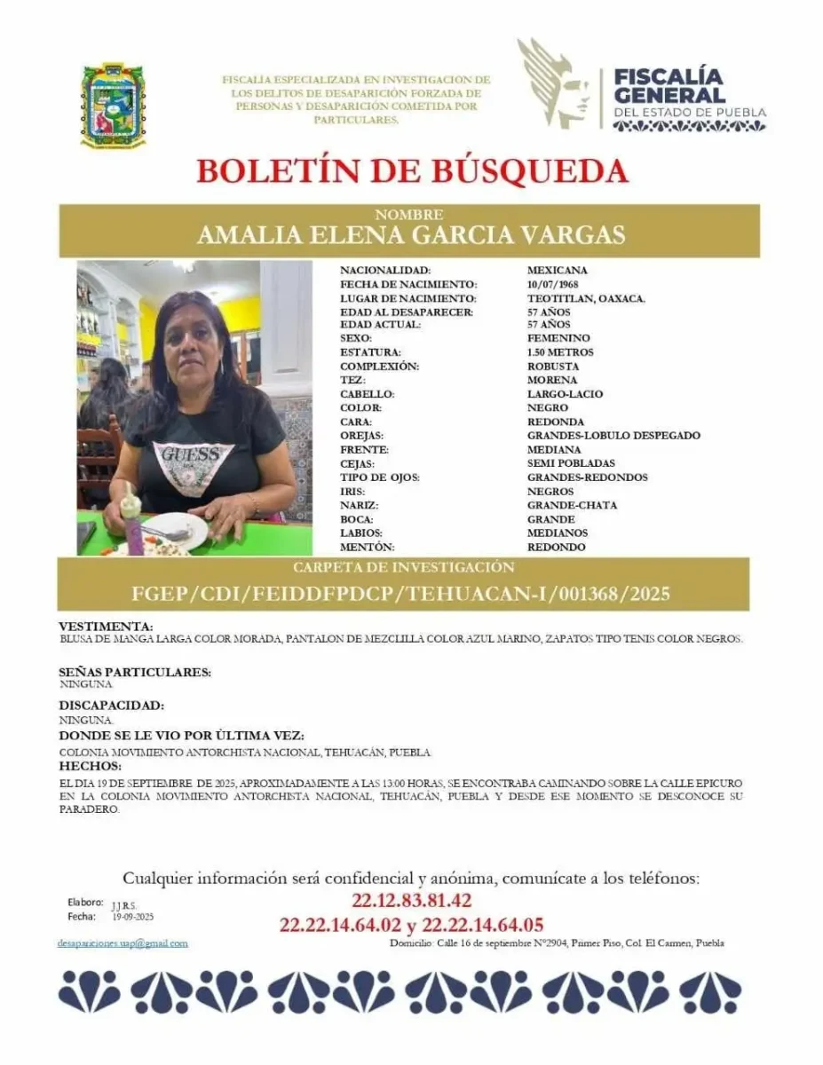 Privan de la libertad a Amalia Elena en calles de Tehuacán