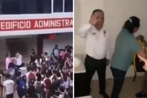 Golpean al director del CETis 78 en Altamira por acosador