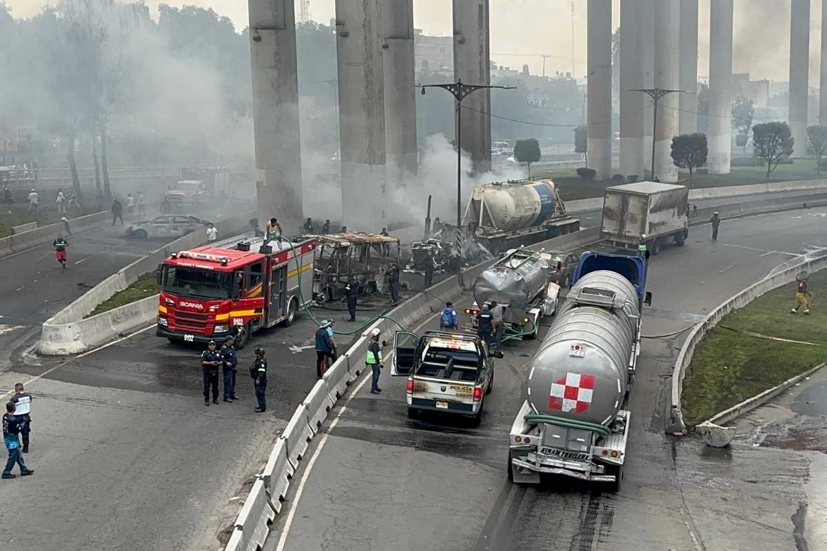 explosión de gas ciudad de mexico calzada zaragoza