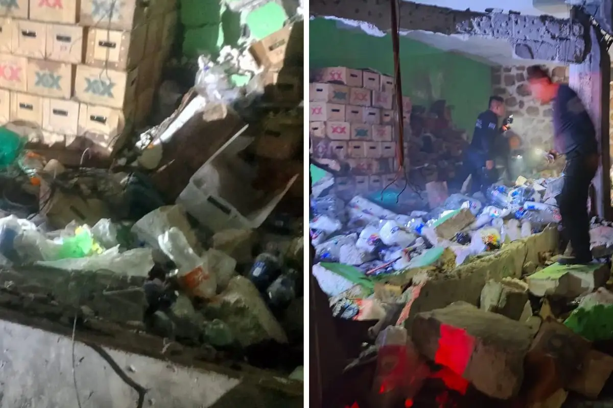 explosión por pirotecnia en Huehuetlán El Grande