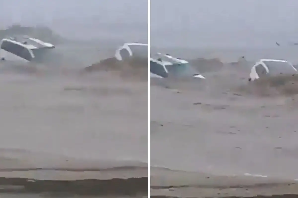 (VIDEO) Inundaciones en Nayarit provocan que camionetas sean llevando por la corriente en Sayulita 1 Inundaciones en Nayarit