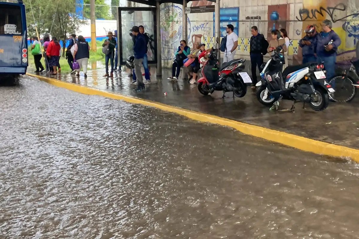 (VIDEOS) Fuertes lluvias dejan calles inundadas en Puebla durante la tarde de este 27 de septiembre 1 Fuertes lluvias dejan inundaciones en Puebla este 27 de septiembre