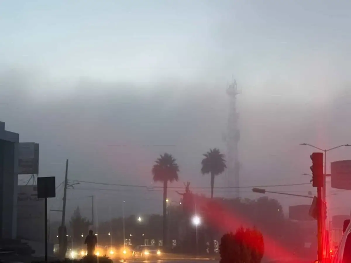 Neblina en Puebla cubre la ciudad este 25 de septiembre