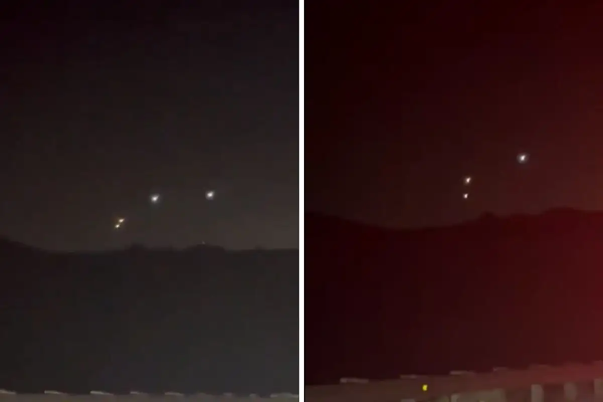 Captan OVNIS en Tulcingo del Valle sobrevolando cerros