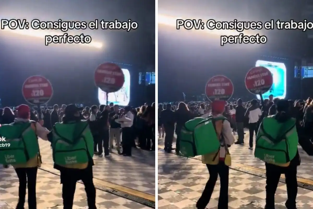 (VIDEO) Repartidoras en el concierto de Shakira en Puebla se ponen a bailar 1 Repartidoras en el concierto de Shakira se ponen a bailar