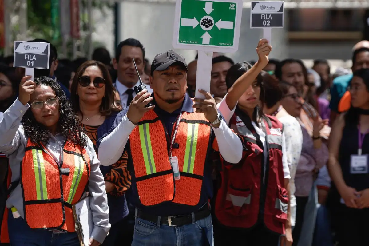 Simulacro Nacional 2025 en Puebla