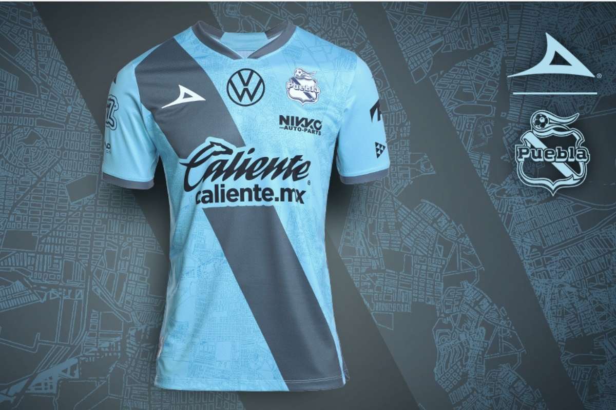 ¿Franja gris? En esto se inspiró Pirma para el tercer uniforme del Puebla