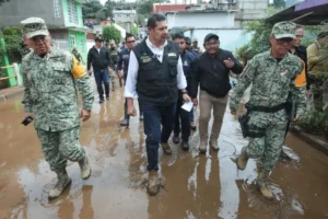 Reporta Armenta que ya son 10 fallecidos en Puebla por lluvias