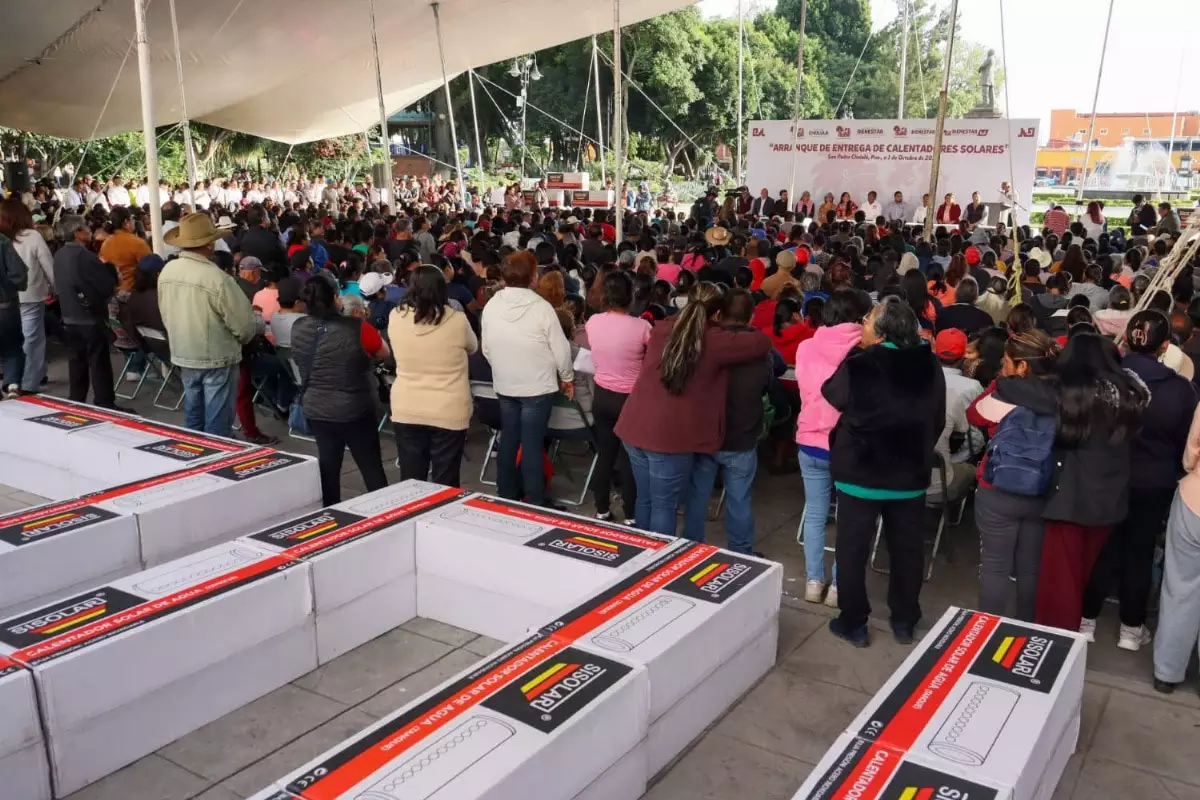 2 mil familias cholultecas beneficiadas con el programa de calentadores solares gratuitos 1