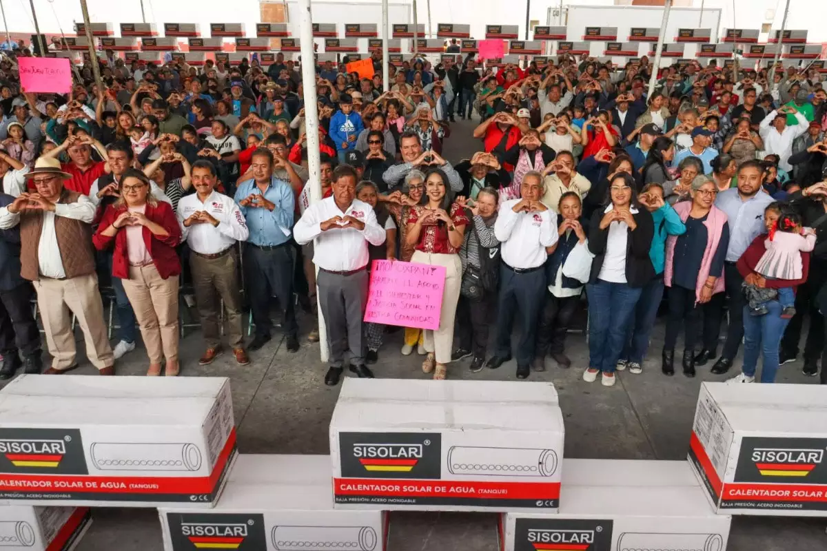 2 mil familias cholultecas beneficiadas con el programa de calentadores solares gratuitos 4