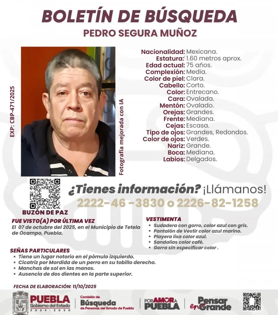 Actualizan lista de desaparecidos en la Sierra Norte de Puebla por deslaves