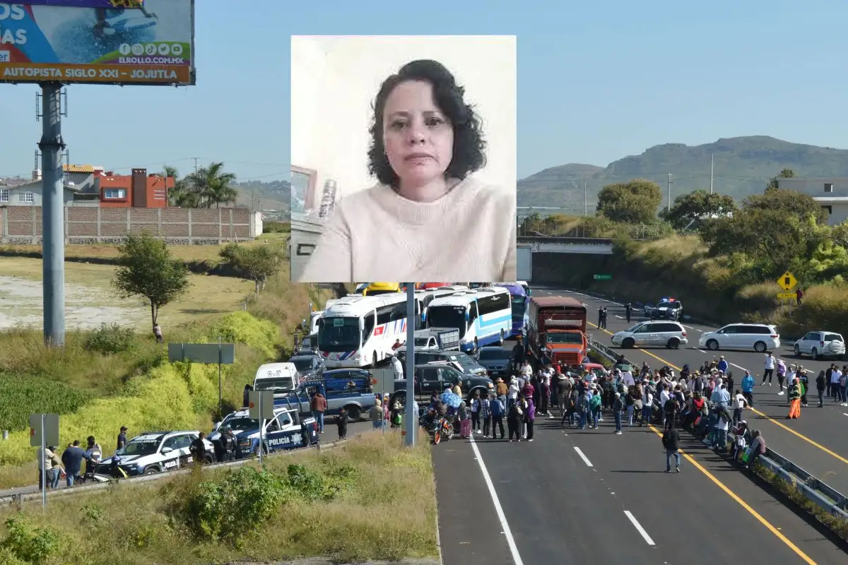 Bloquean la autopista Puebla-Atlixco hoy 26 de octubre; exigen localización de la maestra Jessica Portillo 4 Bloquean la autopista Vía Atlixcáyotl hoy 26 de octubre