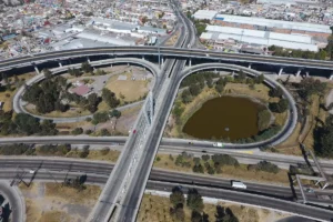 Colocarán publicidad turística en pilares del segundo piso de la México-Puebla