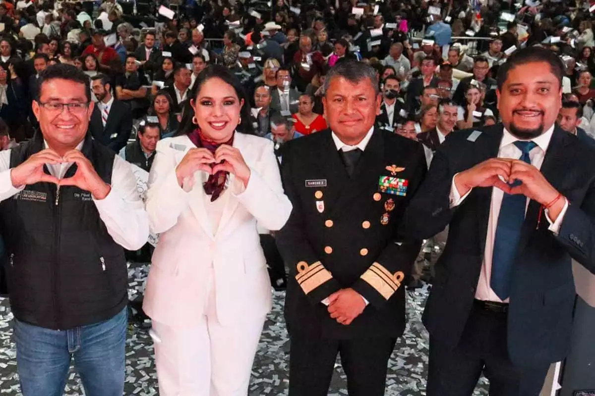 Con el respaldo de miles de cholultecas rinde Tonantzin Fernandez su primer Informe de Gobierno de compromisos cumplidos 1