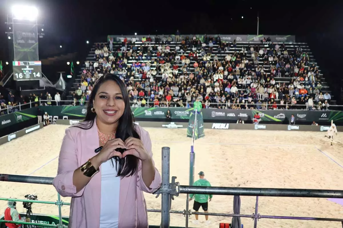 “El Mundial de Voleibol en San Pedro Cholula incentiva a los jóvenes a incursionar en el deporte profesional”: Tonantzin Fernández 6 El Mundial de Voleibol en San Pedro Cholula 1