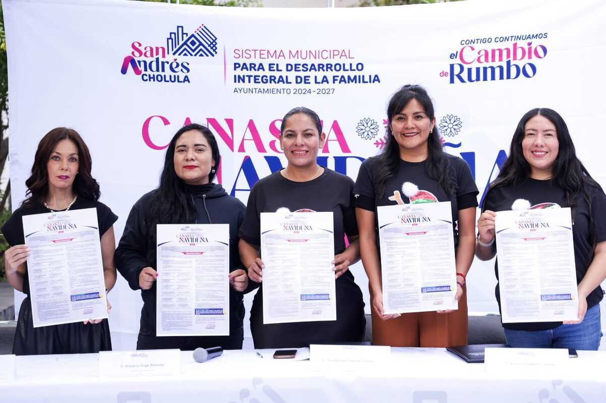 Solidaridad y apoyo en San Andrés Cholula con Canasta Navideña 2025 1 G4I JShXwAEYkyr 1