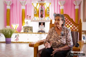 altar monumental en vida en Huaquechula 