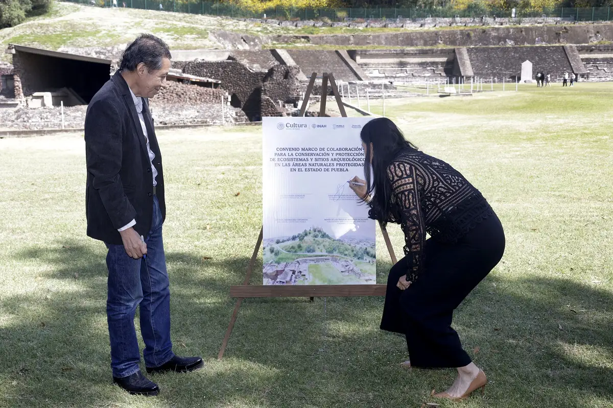 INAH y Secretaría de Medio Ambiente formalizan convenio de protección de patrimonio biocultural de Puebla 2 INAH y Secretaría de Medio Ambiente formalizan convenio de protección de patrimonio biocultural de Puebla