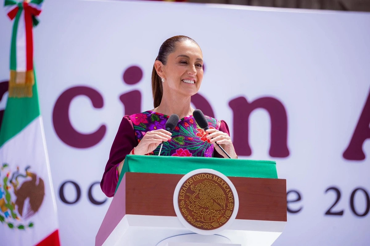 México va por buen camino: Claudia Sheinbaum en su primer informe como presidenta 1 México va por buen camino Claudia Sheinbaum en su primer informe