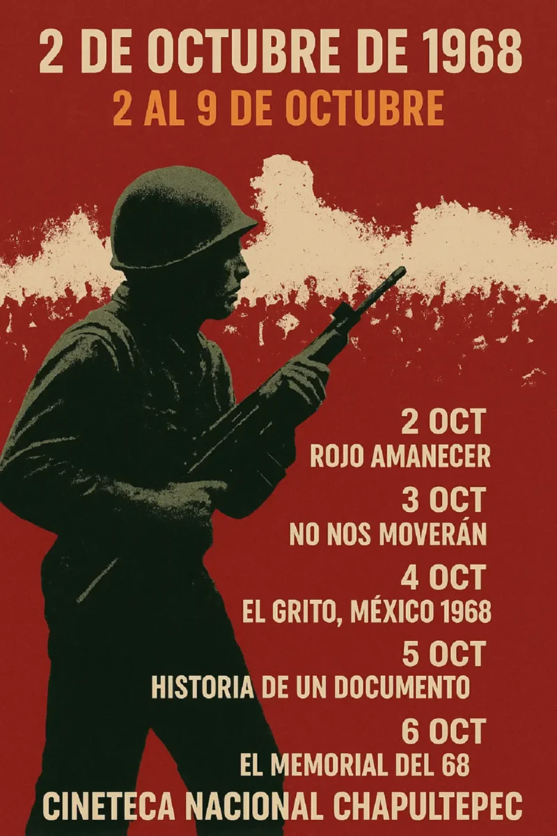 Películas sobre el 2 de octubre en la Cineteca Nacional