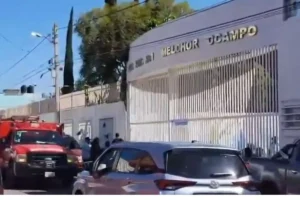 Se desploma parte del domo en secundaria de Atlixco