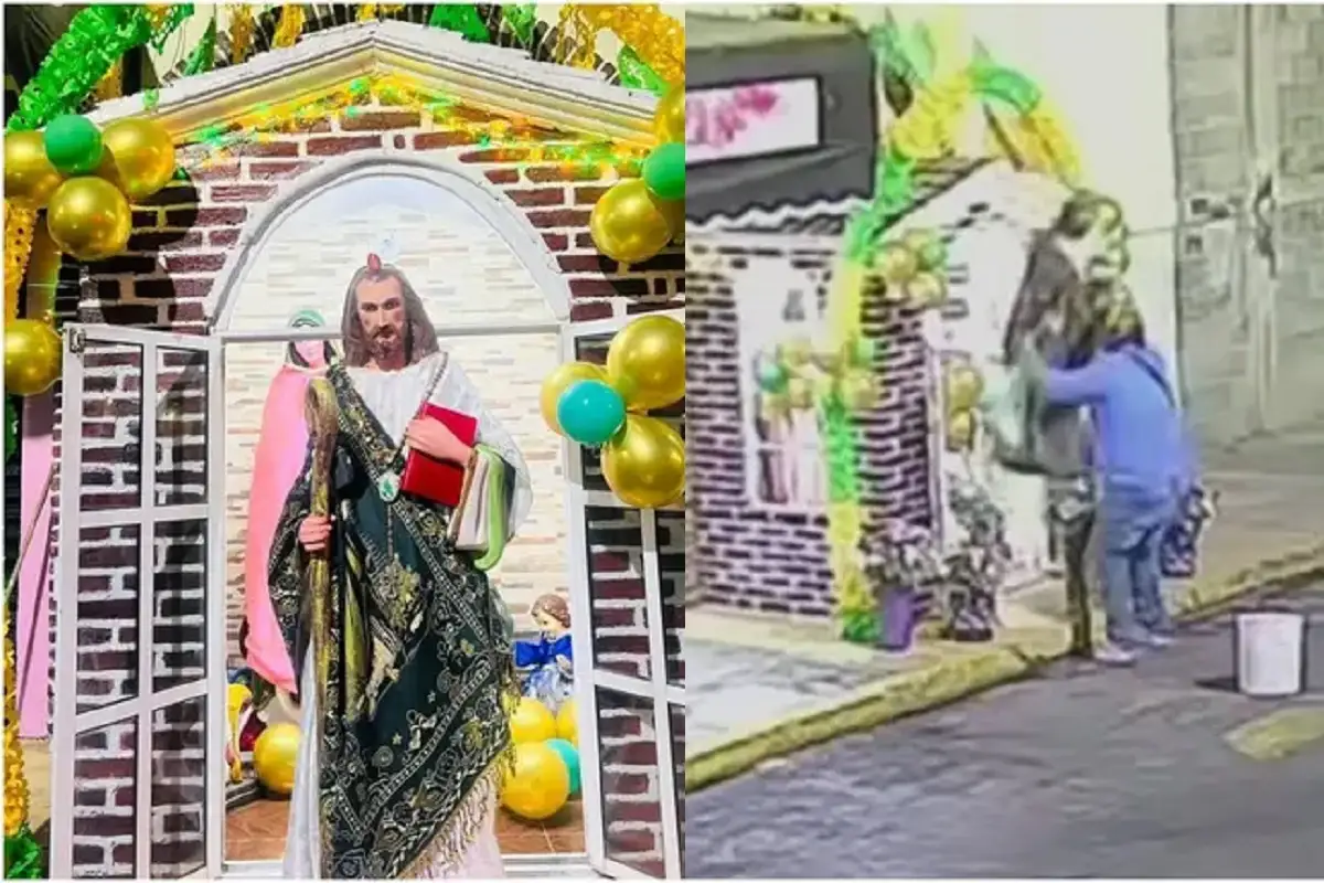 ¡No hay temor a Dios! Se roban imagen gigante de San Judas Tadeo en Iztapalapa 9 Se roban imagen gigante de San Judas Tadeo en Iztapalapa