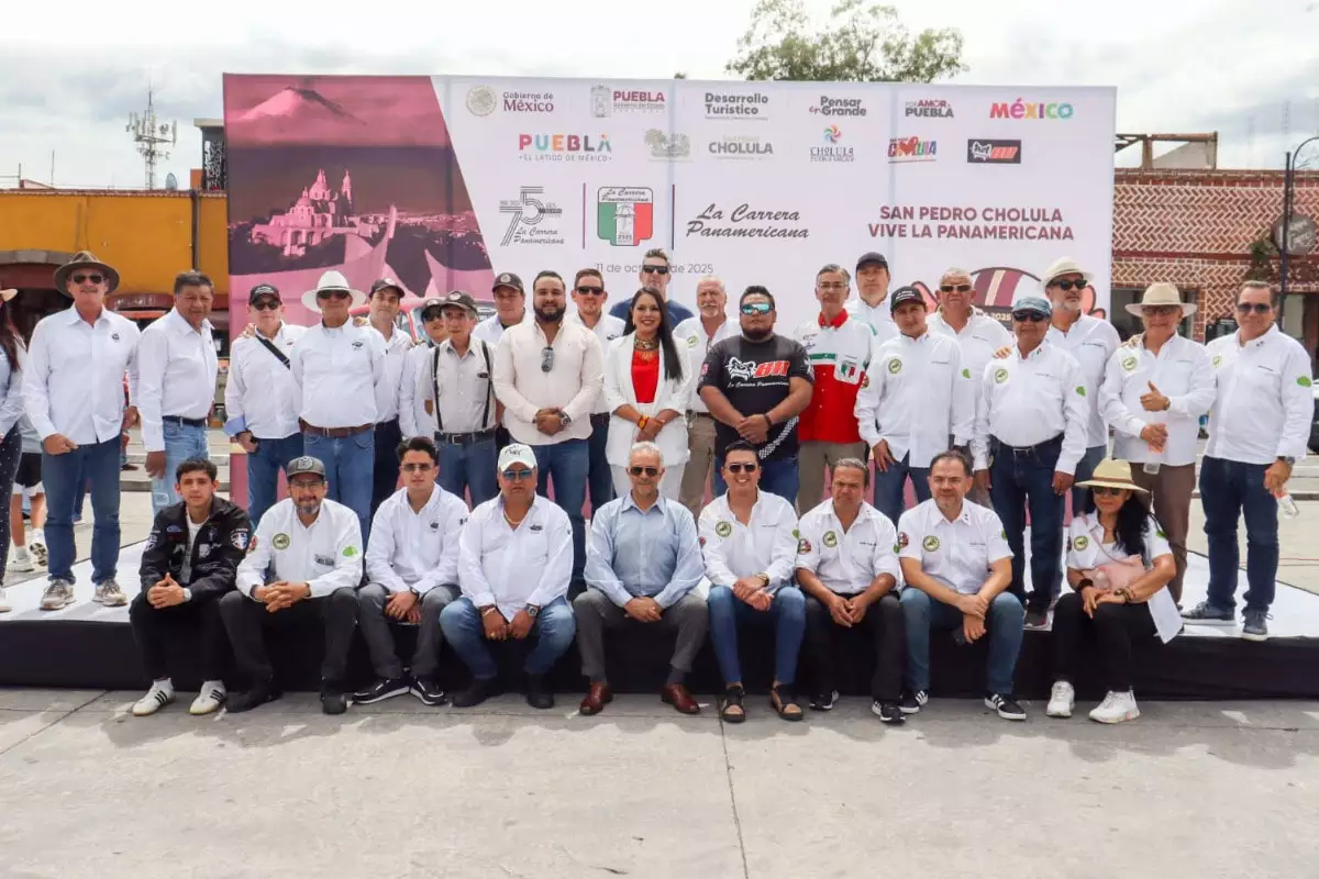 Tonantzin Fernández marca un hecho histórico con el regreso de La Carrera Panamericana a Cholula 6 Tonantzin Fernandez marca un hecho historico con el regreso de La Carrera Panamericana a Cholula 2