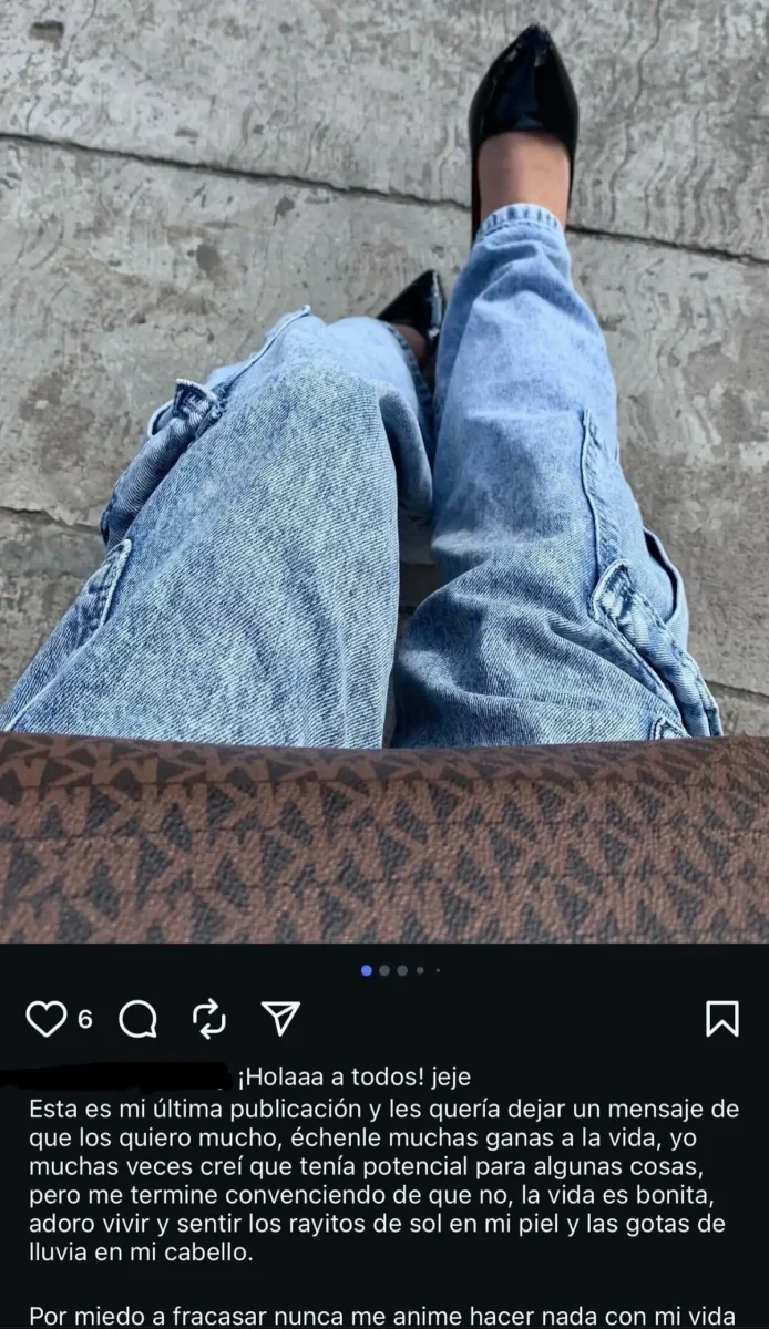 Yusvely Marianny la mujer que se aventó en la Atlixcáyotl así se despidió en redes 